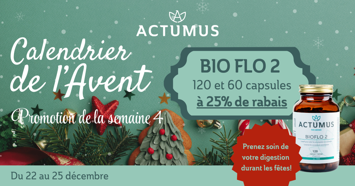 Calendrier de l'Avent | Cette semaine, BioFlo 2 est à 25 % de rabais!