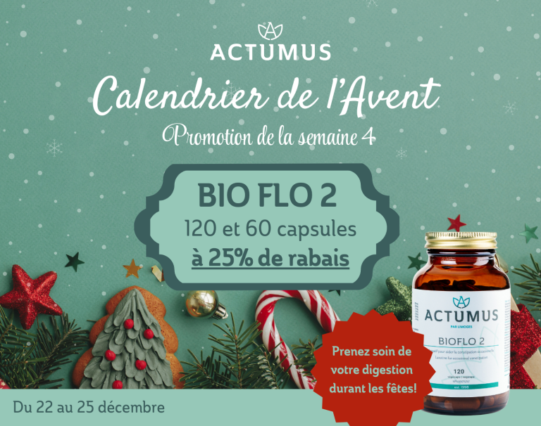 Calendrier de l'Avent | Cette semaine, BioFlo 2 est à 25 % de rabais!