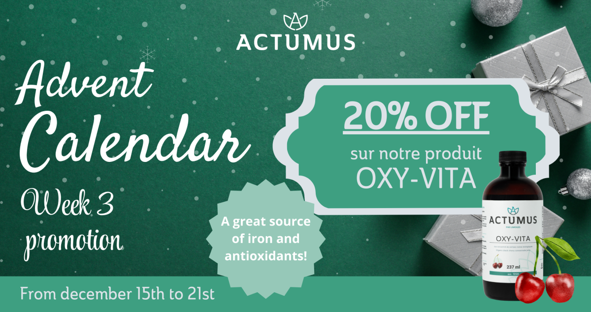 Advent Calendar | This week, 20% OFF on OXY-VITA!