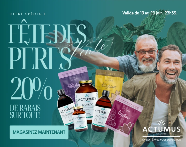 PROMO FÊTE DES PÈRES : 20 % de rabais sur tout ! Faites vite !