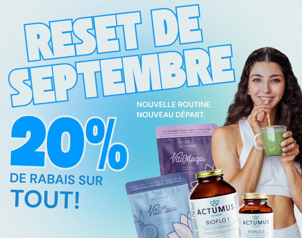 RESET de SEPTEMBRE : 20% de rabais sur toute la boutique en ligne!