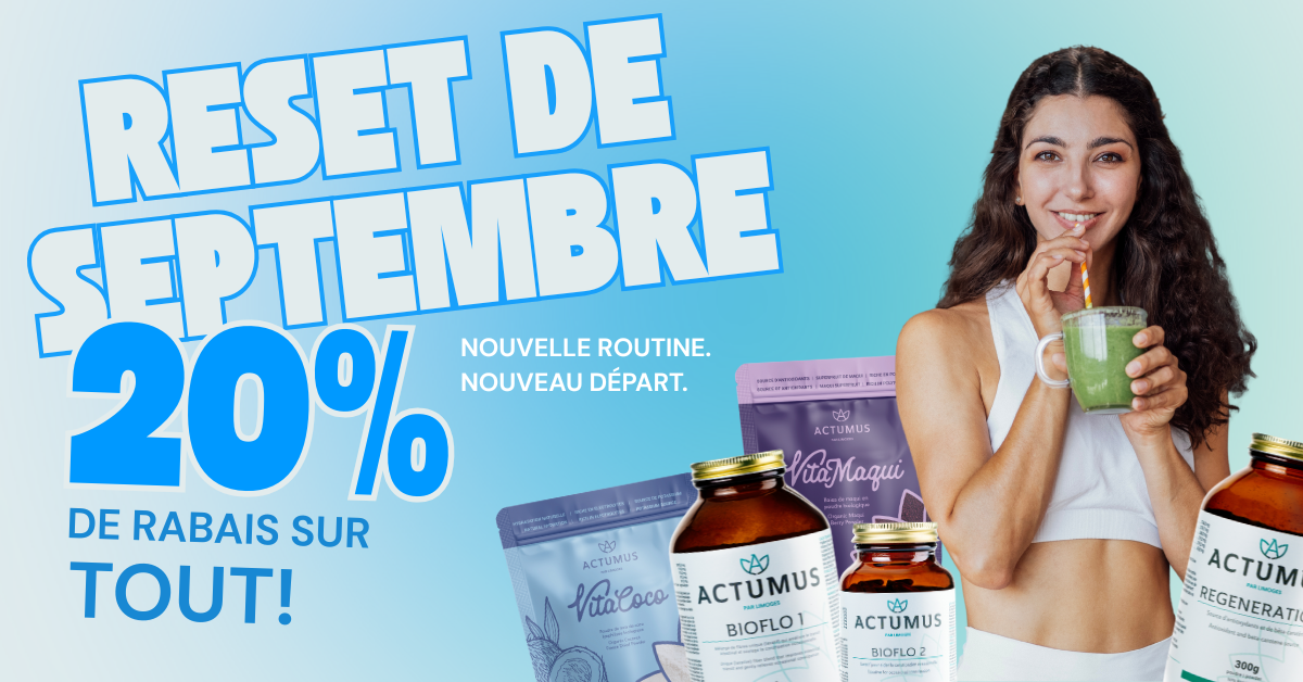 RESET de SEPTEMBRE : 20% de rabais sur toute la boutique en ligne!